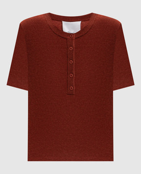 3.1 Phillip Lim Терракотовый топ с шерстью P26270587CWB