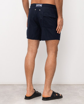 Vilebrequin Синие шорты для плавания с нашивкой MOOC4A00