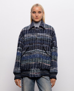 Missoni Синяя куртка с шерстью DS26WC06BC006I