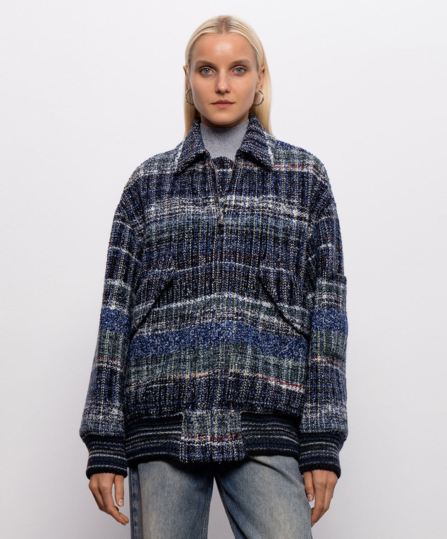 Missoni Синяя куртка с шерстью DS26WC06BC006I изображение 3