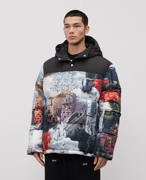 Off-White Куртка World Paint 44MED064F5F003