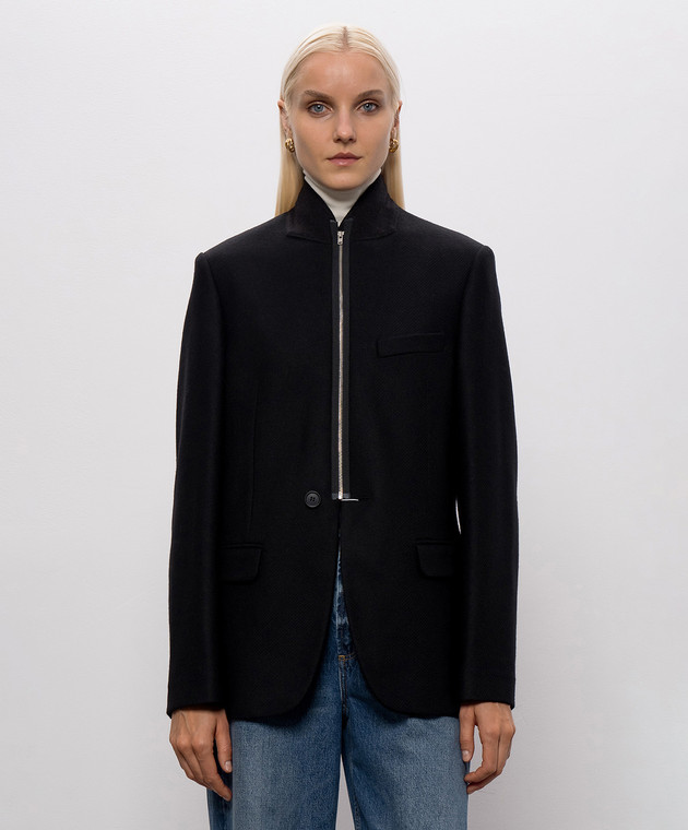Maison Margiela MM6 Чорний жакет з вовною S52BN0153M36003 зображення 3