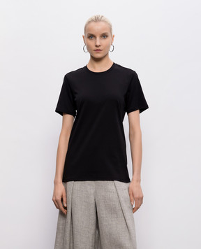 Intoca Чорна футболка з бавовни DIOSBASICPOUD442