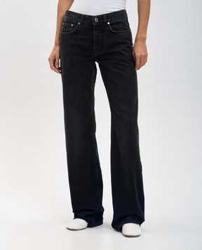 Off-White Черные джинсы с логотип патч 2YA069F25DEN003