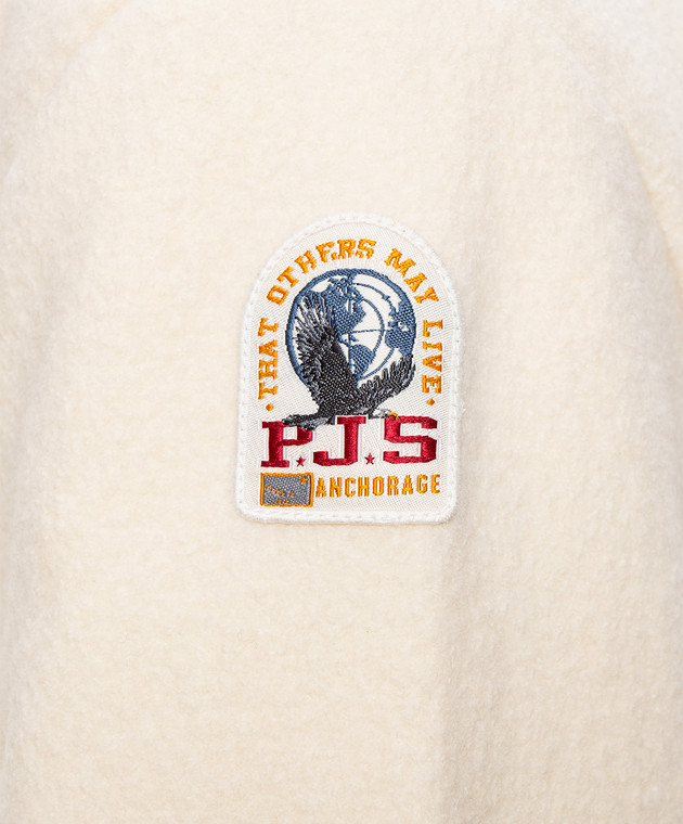 Parajumpers Пухова куртка кольору айворі Saboga 26WPWHYLV32 зображення 5