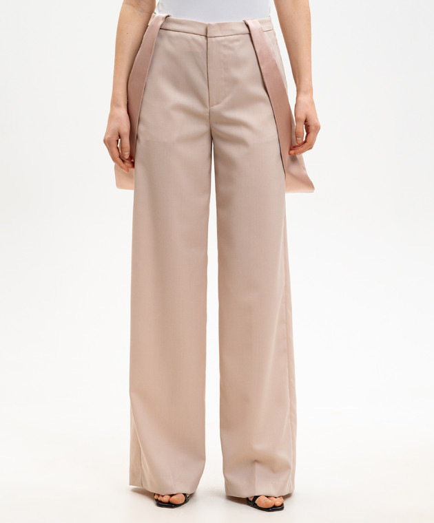 Dondup Бежеві штани з вовною DP872WFH188DXXX зображення 3