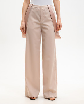 Dondup Бежеві штани з вовною DP872WFH188DXXX