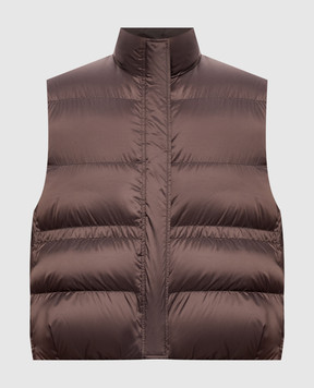 Brunello Cucinelli Коричневий пуховий жилет MD5987612