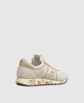 Premiata Серые замшевые кроссовки Lucy LUCYD018414