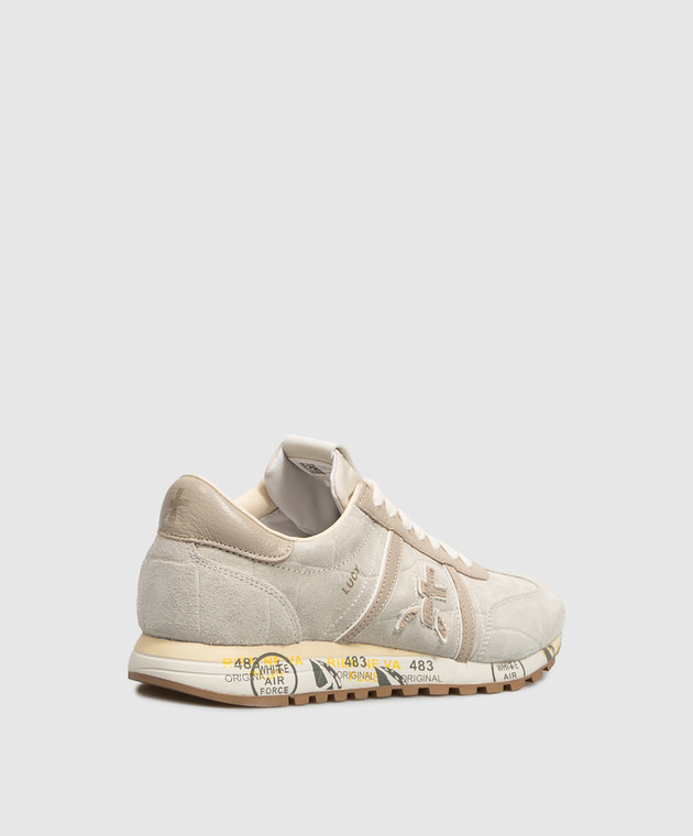 Premiata Серые замшевые кроссовки Lucy LUCYD018414 изображение 3