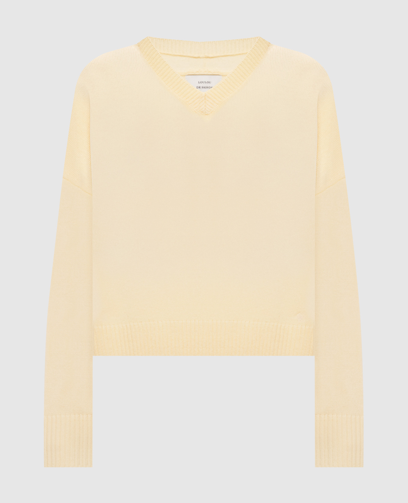 Желтый пуловер ANZOR из кашемира