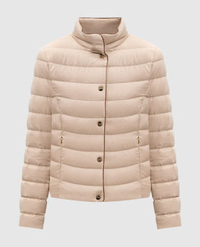 Herno Бежевий пуховик з логотипом PI002102D12414Z