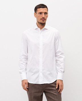 Brunello Cucinelli Сорочка білого кольору MBUC41718