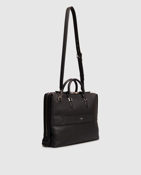 Dolce&Gabbana Чорний шкіряний портфель Vittoria BM2706A0370