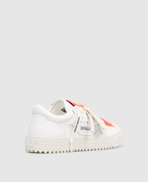 Off-White Бежевые комбинированные кроссовки OW Be Right Back логотипом OWIA28EC99LEA001