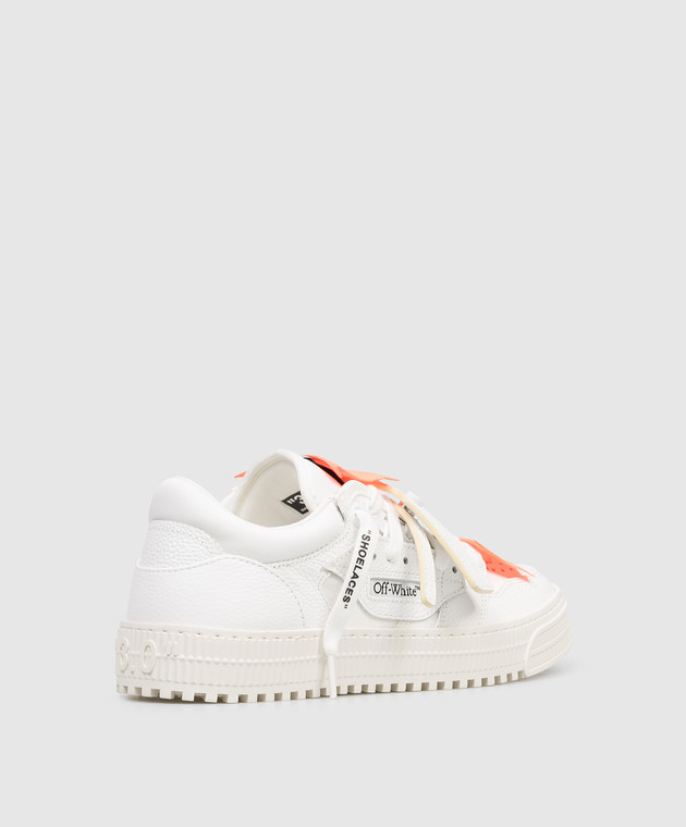 Off-White Бежевые комбинированные кроссовки OW Be Right Back логотипом OWIA28EC99LEA001 изображение 3