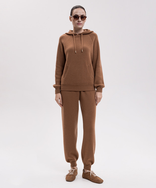 Babe Pay Pls Коричневый спортивный костюм из кашемира MD989341R изображение 2