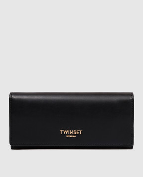 Twinset Чорний гаманець з логотипом 252TD8390