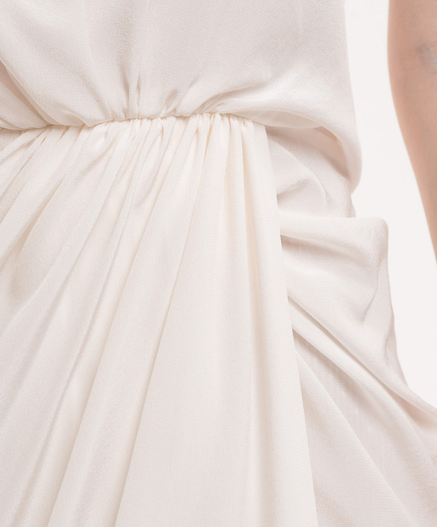 Ermanno Scervino Сукня кольору айворі із шовку з кристалами D482Q713APCTVKX зображення 4