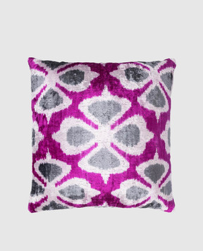 Les Ottomans Декоративная двусторонняя подушка из бархатного шелка VE3450X50DS