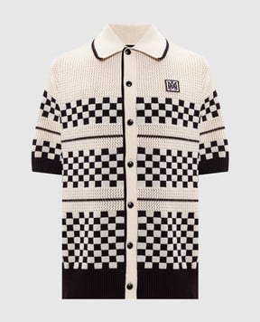 AMIRI Белый кардиган с шерстью AMTOKN1083