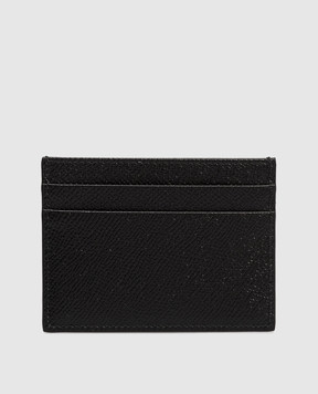 Dolce&Gabbana Чорний шкіряний картхолдер з логотипом BI0330A1001