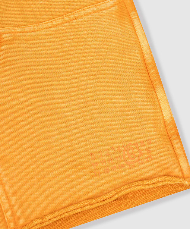 Maison Margiela MM6 Дитячі помаранчеві шорти з емблемою M60967MM07L зображення 2