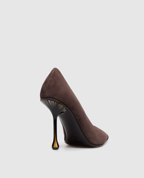 Jimmy Choo Коричневі замшеві туфлі Ixia IXIA95JRS