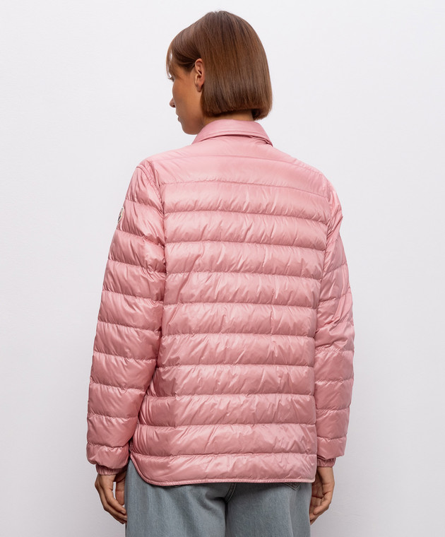 Moncler Розовая пуховая куртка Fouine L20931A00023597YG изображение 4