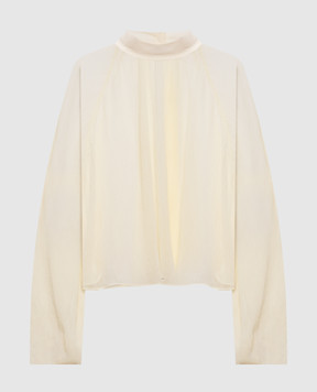 Max & Co Жовта блуза AFFETTO з ефектом жатки MCOAFFETTO