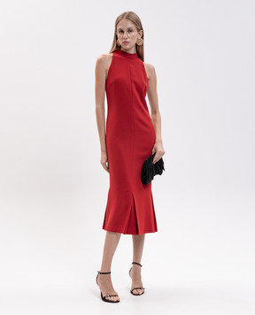Twinset Красное платье миди 262TT2260