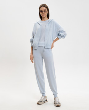 Allude Голубой топ из кашемира 26211171