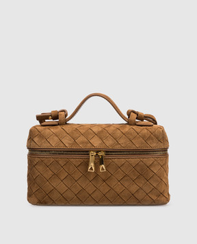 Bottega Veneta Коричнева замшева сумка Bang Bang 789109V5ZZ1