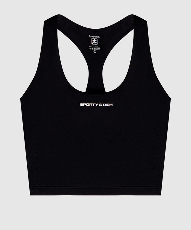 Sporty & Rich Черный топ TO02388315BA01