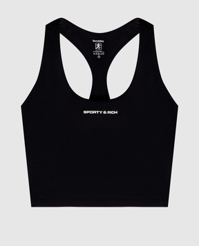 Sporty & Rich Чорний топ TO02388315BA01