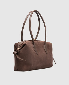 YUZEFI Коричнева замшева сумка BRIOCHE BRIOCHEDUFFLE