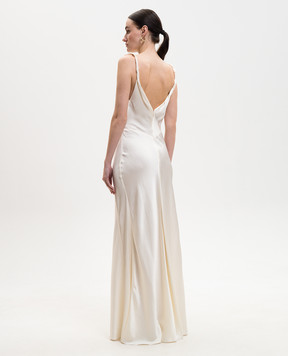 Victoria Beckham Сукня Posy кольору айворі 1226WDR007291A