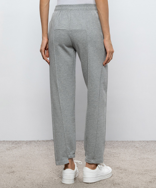 Vetements Серые меланжевые спортивные штаны WH27SP224G изображение 3