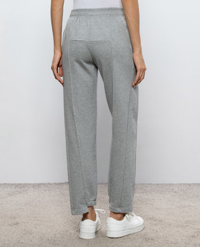 Vetements Серые меланжевые спортивные штаны WH27SP224G