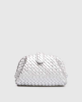 Bottega Veneta Серебряная кожаная сумка Lauren 1980 804038V5YS1