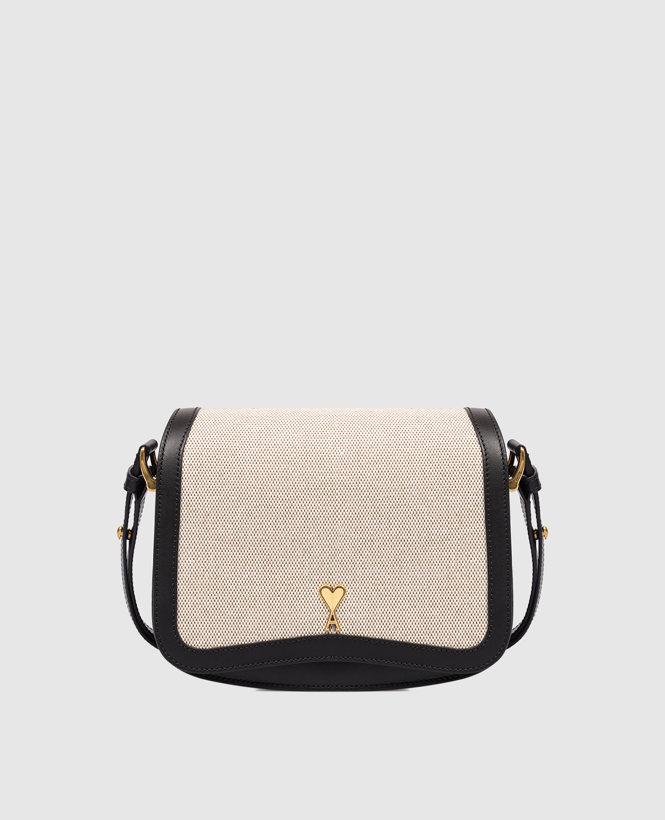 

Черная комбинированная сумка с эмблемой, Черный, Сумки на плечо