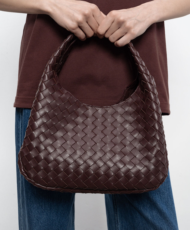 Bottega Veneta Бордова шкіряна сумка Campana 844249V4SC0 зображення 2