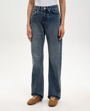 JW Anderson Сині джинси з ефектом потертості DT0124PG1852