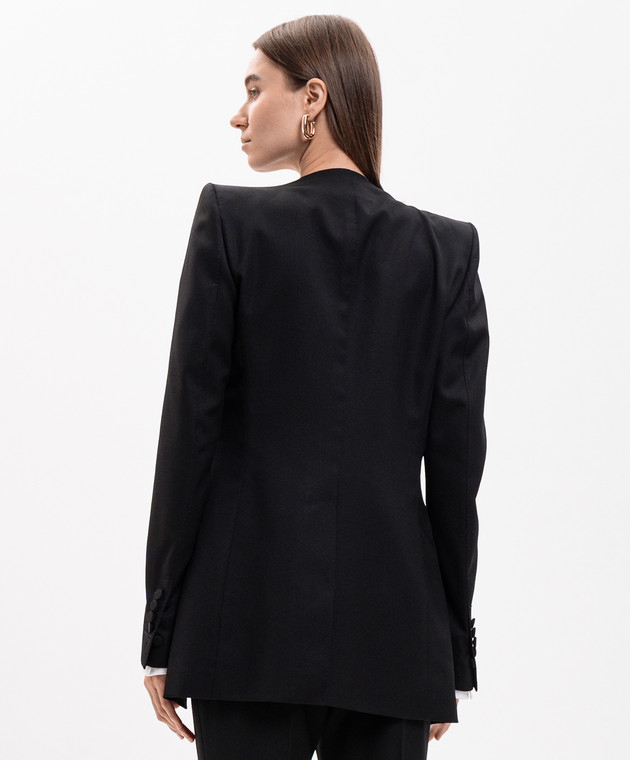 Tom Ford Черный жакет из шерсти и шелка GI3084FAX1746 изображение 4