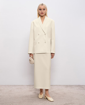 Loulou de Saison Юбка цвета айвори SAMOS SAMOSLDS