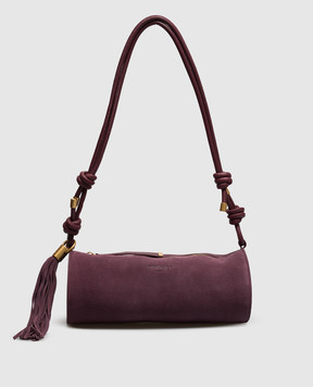 Twinset Бордовая замшевая сумка 262TD8232