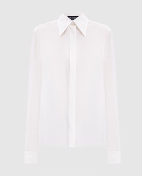 Dolce&Gabbana Біла блуза із шовку F5R64TFUAGM