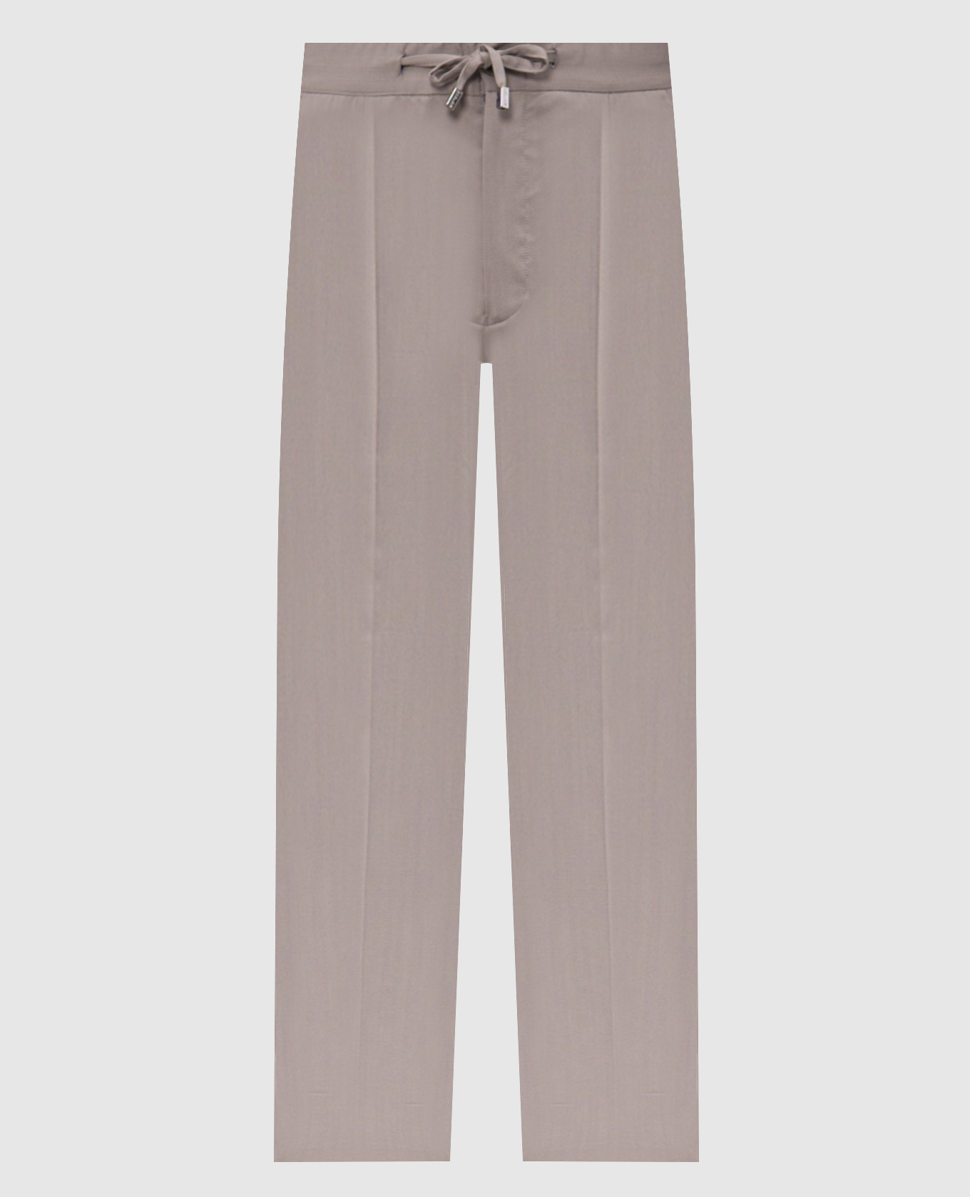 Серые брюки из шерсти