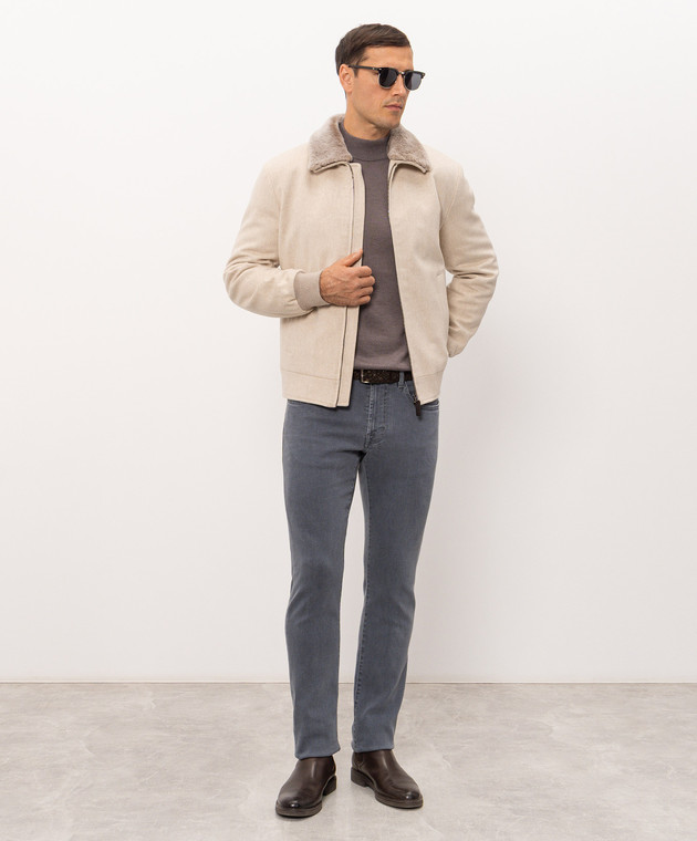 Cashmere&Whiskey Коричневий джемпер 480 зображення 2