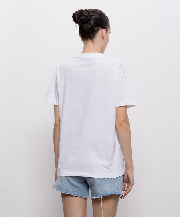 Valentino Біла футболка 8V0MG10VBGR зображення 4